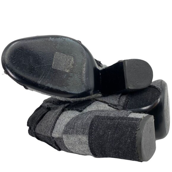 Laurence Dacade Womens Ankle Booties Black Patchwork  Pull On Sz 4.5 French 35 - Picture 6 of 8